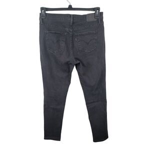 Levis 311 Jeans 28 Womens Shaping Skinny Leg Black High Rise Denim Casual